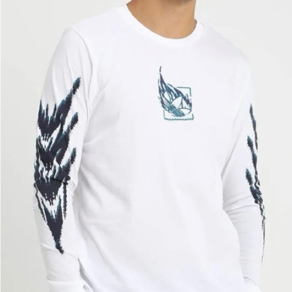 Adidas Skateboarding White Long Sleeve Shirt